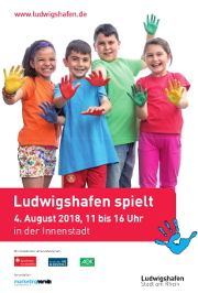 Plakat Ludwigshafen spielt 2018 Plakat Ludwigshafen spielt 2018