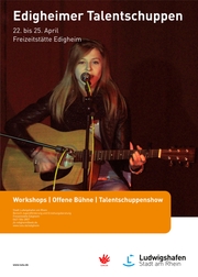 Plakat Edigheimer Talentschuppen 2015 Plakat Edigheimer Talentschuppen 2015