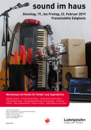 Plakat "sound im haus" 2019 Plakat "sound im haus" 2019