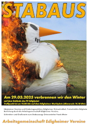 Plakat Edigheimer Stabausumzug 2025